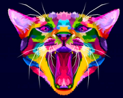 Gatto colorato (6957474971830)