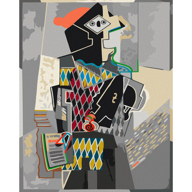 Pablo Picasso "Arlecchino con Violino" (6957430276278)