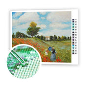 Blooming Poppy Field di Claude Monet (6958611103926)