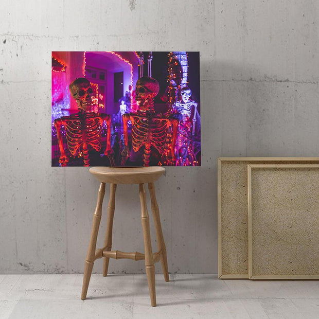 Teschio al neon (6957532938422)