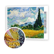 Campo di grano con cipressi di Vincent Van Gogh (6958614675638)